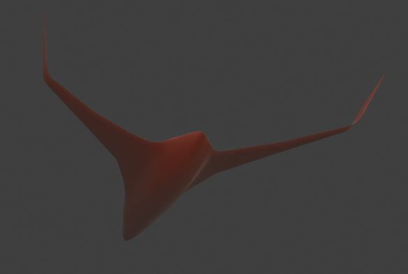 BWB X-Stream T 3D model_35