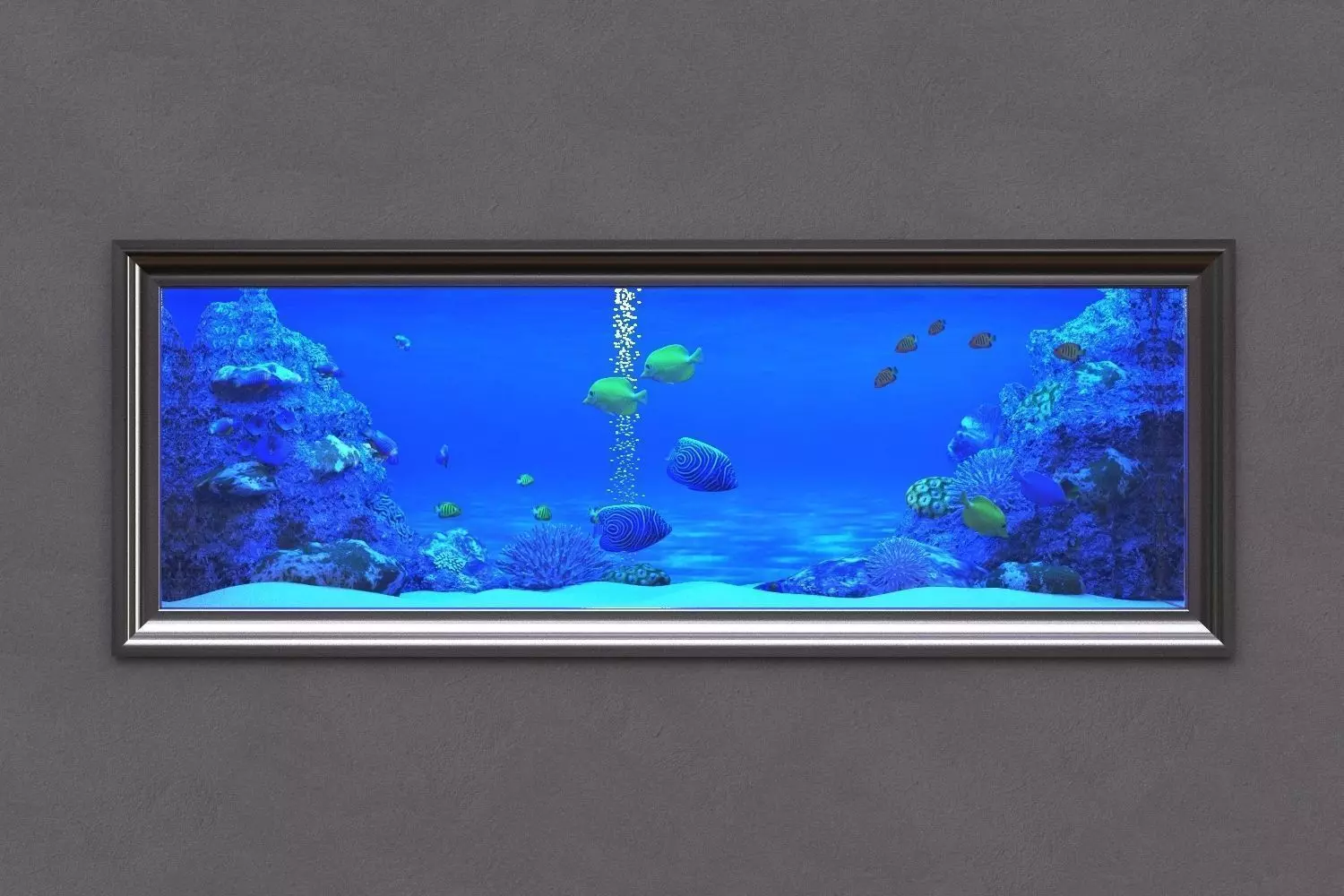 aquarium in frame 3D model_0