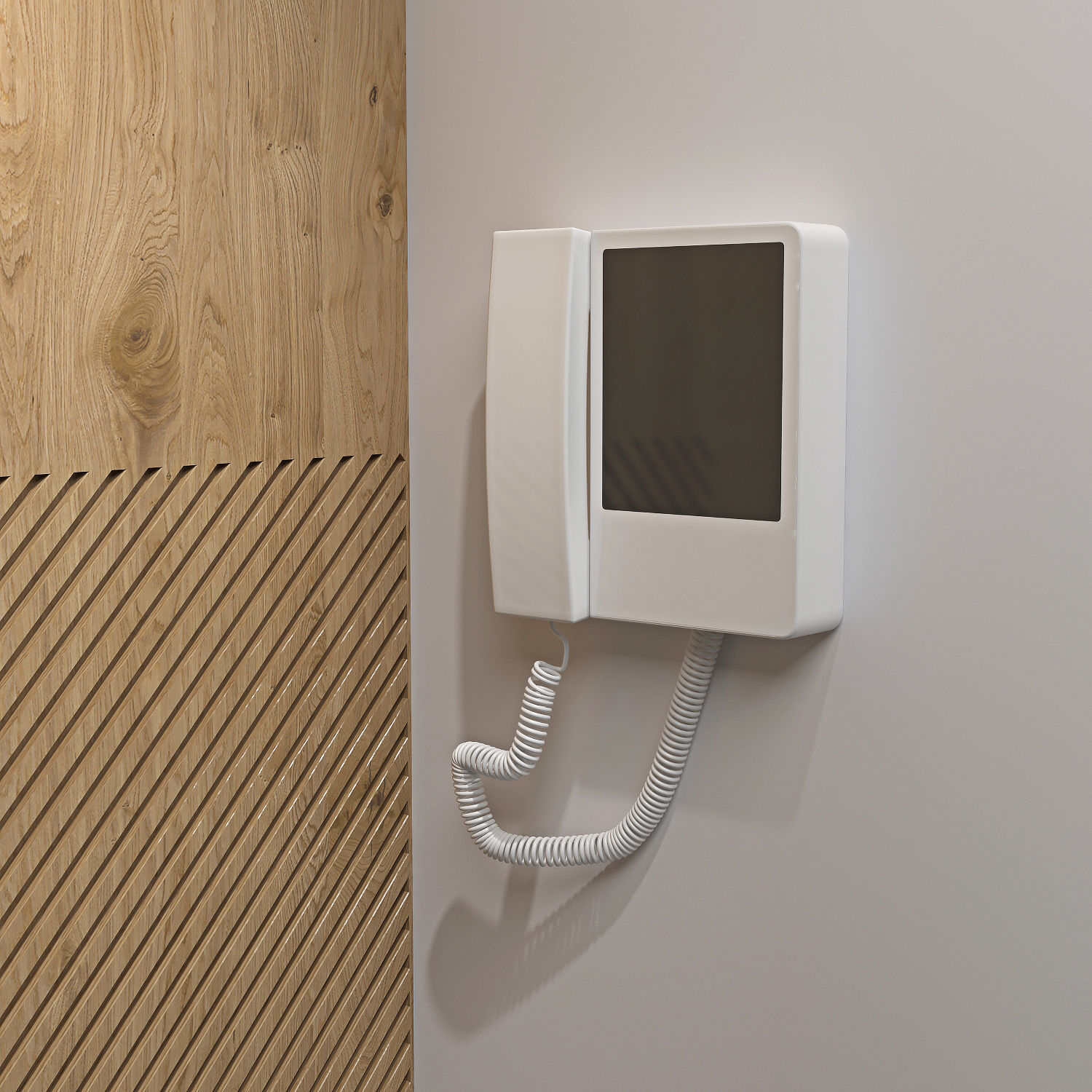 hallway modern entryway design 3D model_3