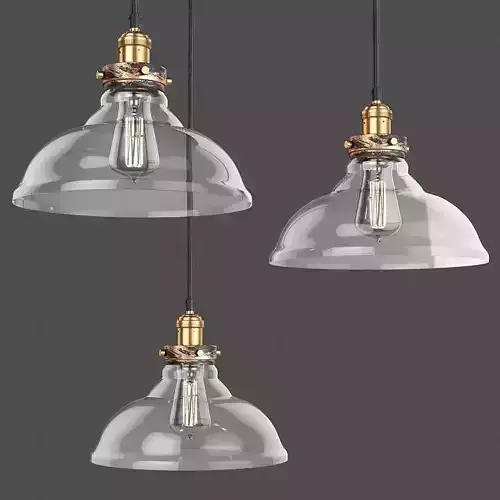 ARTCRAFT 3-Light Bronze and Copper Pendant