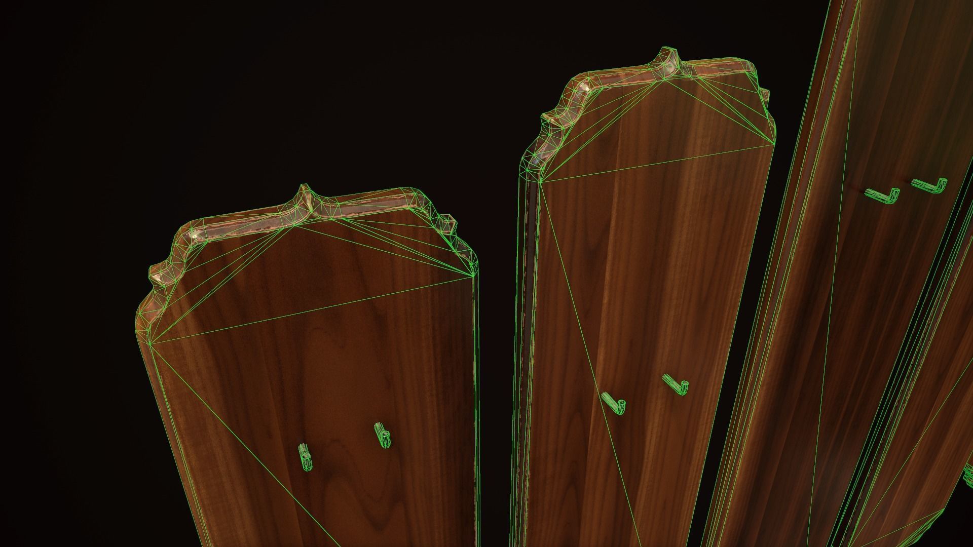 Stands for flinlock katars Free low-poly 3D model_3