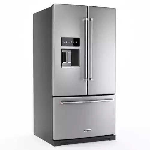 KitchenAid 27 French Door Refrigerator 3D model