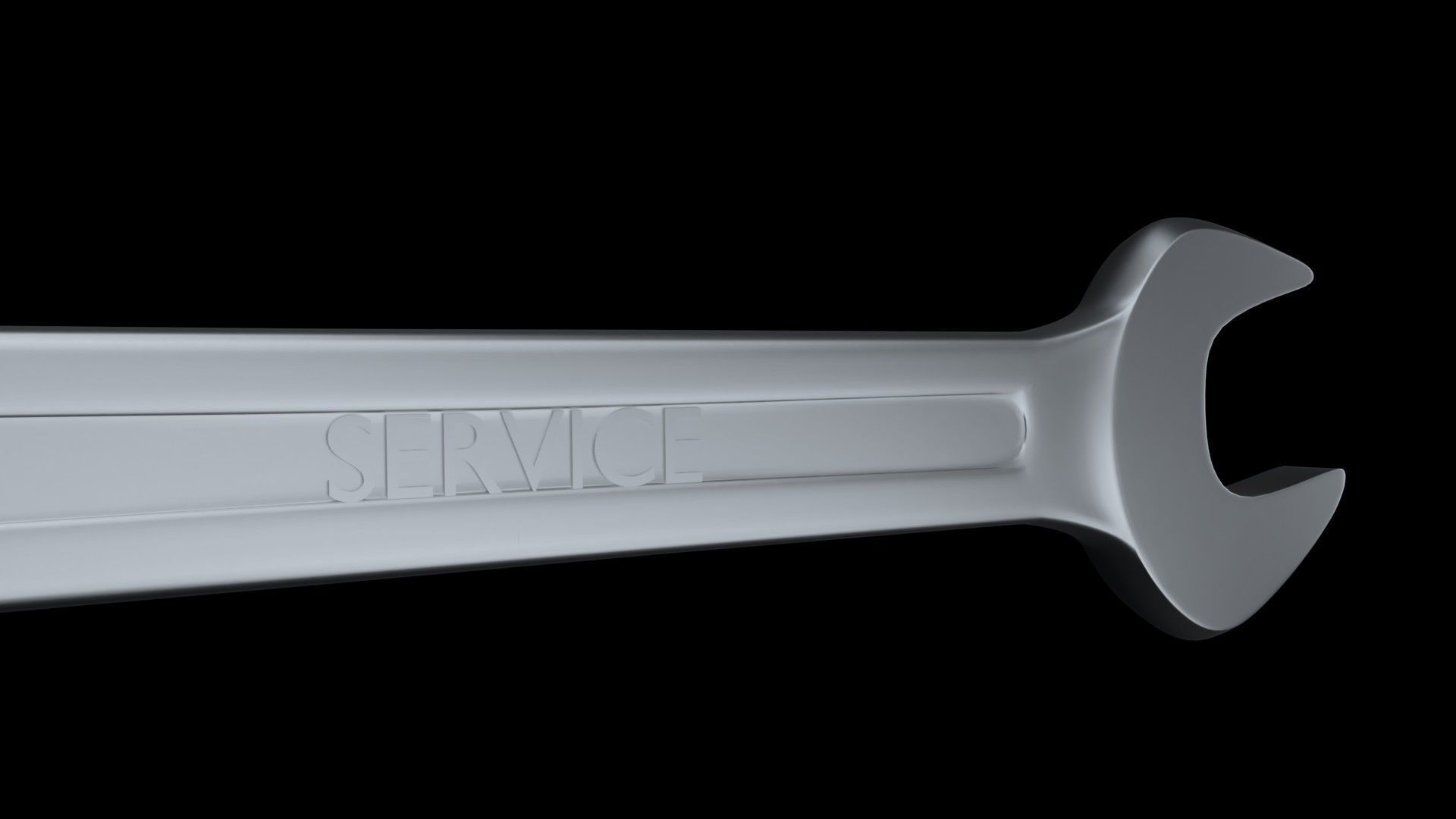 Wrench 2 3D model_2
