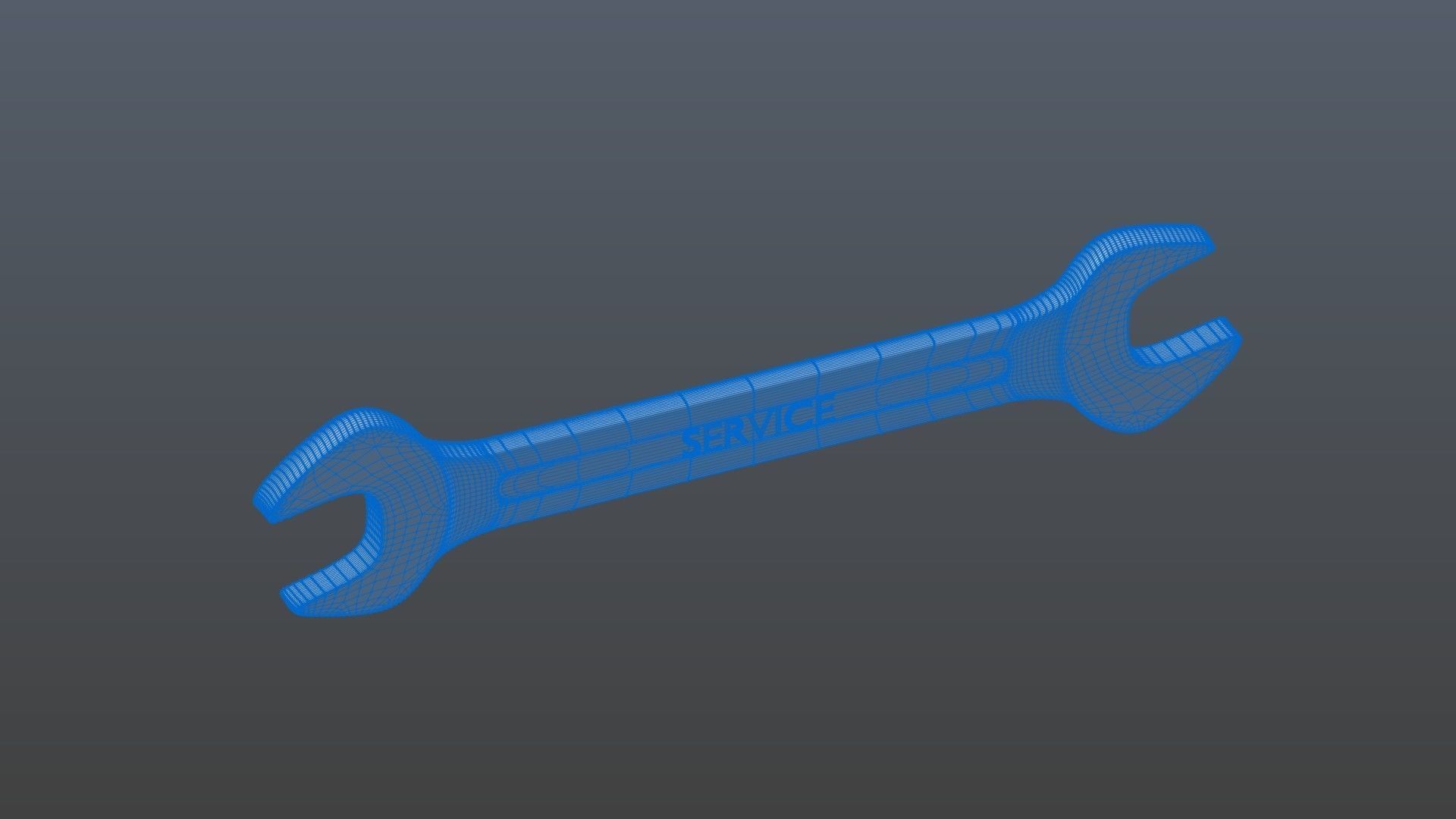 Wrench 2 3D model_11