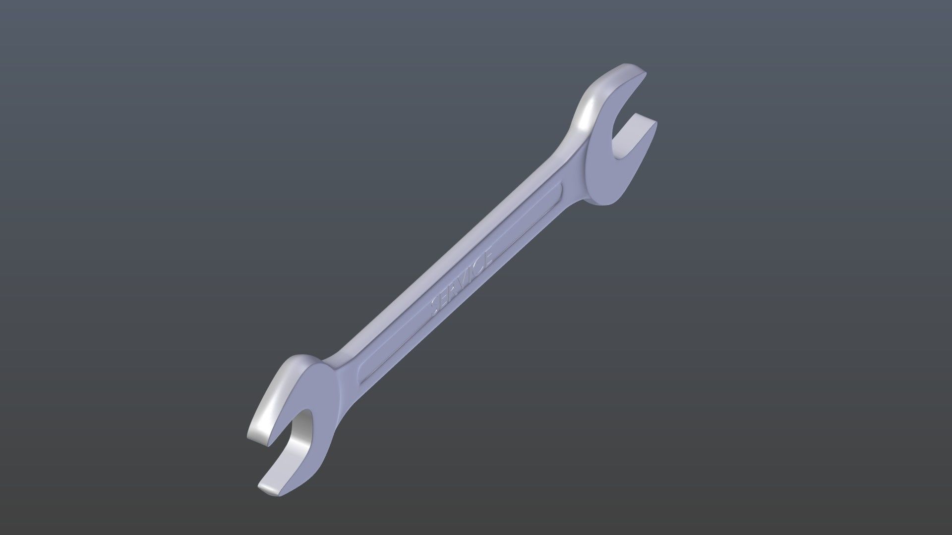 Wrench 2 3D model_3