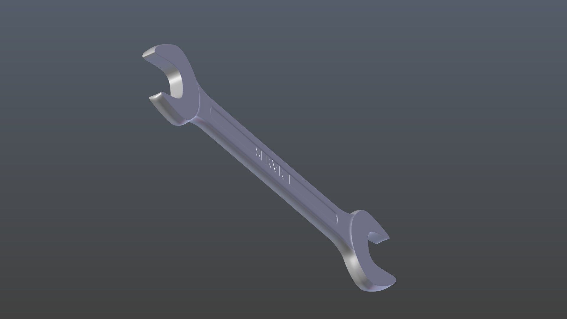 Wrench 2 3D model_10