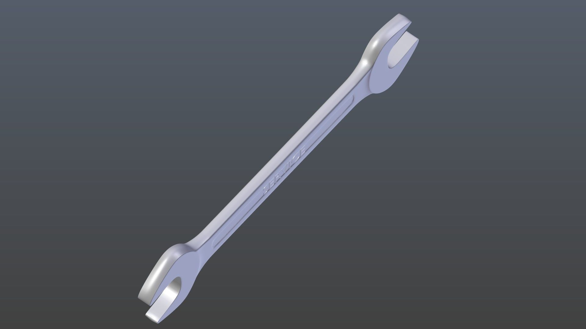 Wrench 2 3D model_9
