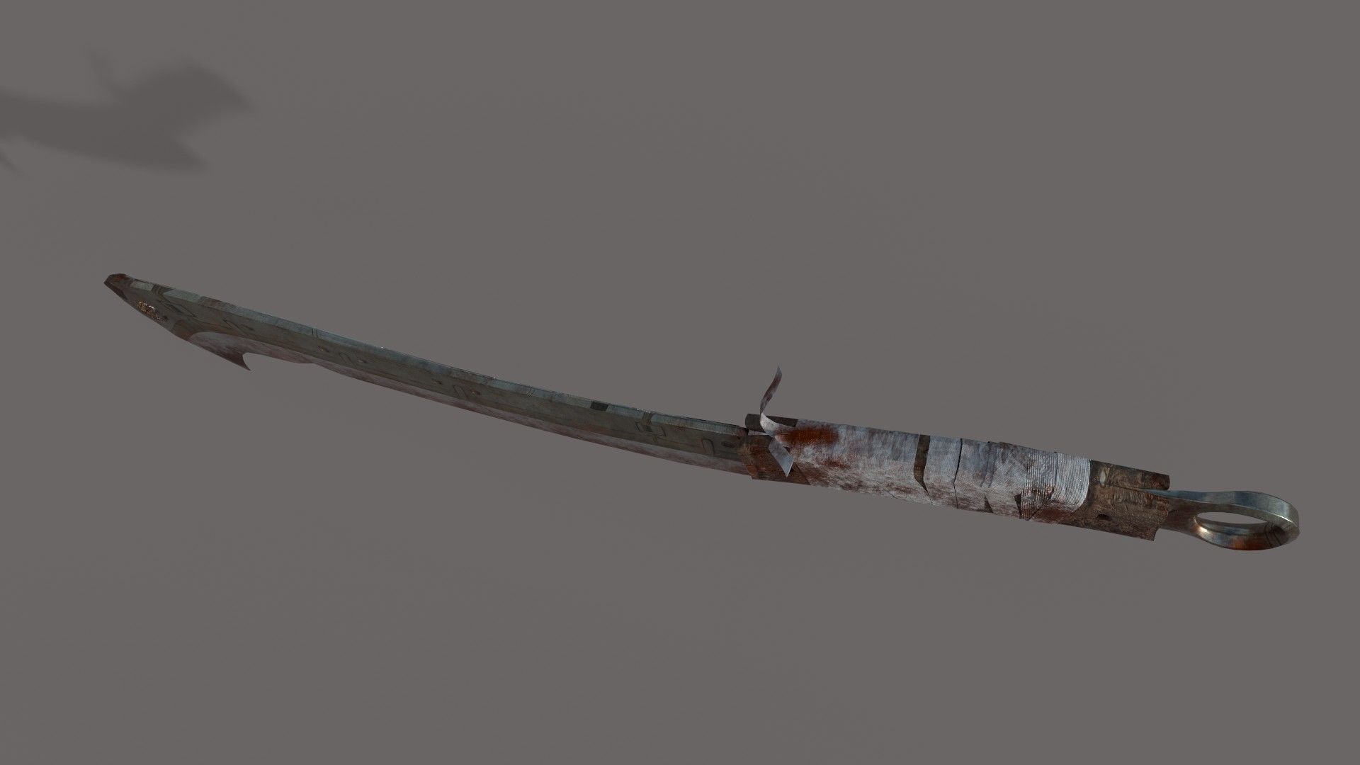 Zombie Cutter Weapon Low-poly 3D model_2