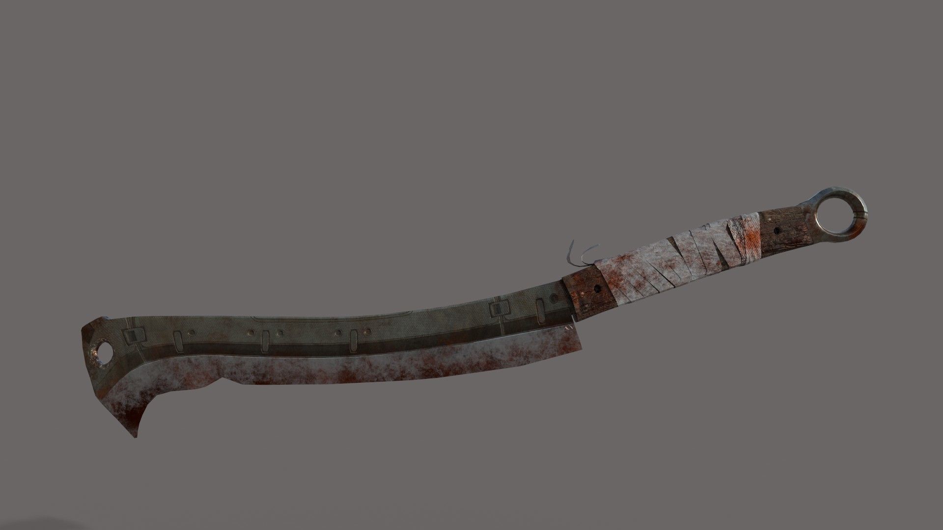 Zombie Cutter Weapon Low-poly 3D model_1