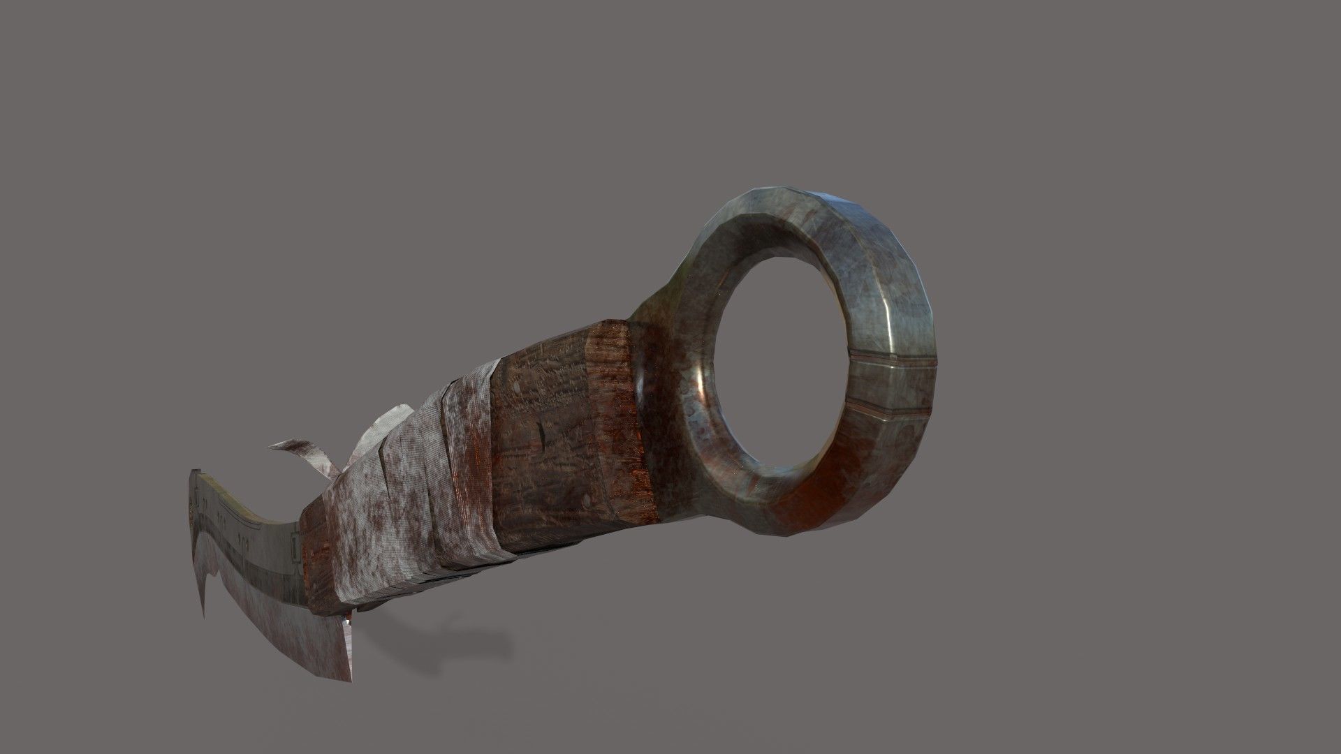 Zombie Cutter Weapon Low-poly 3D model_6