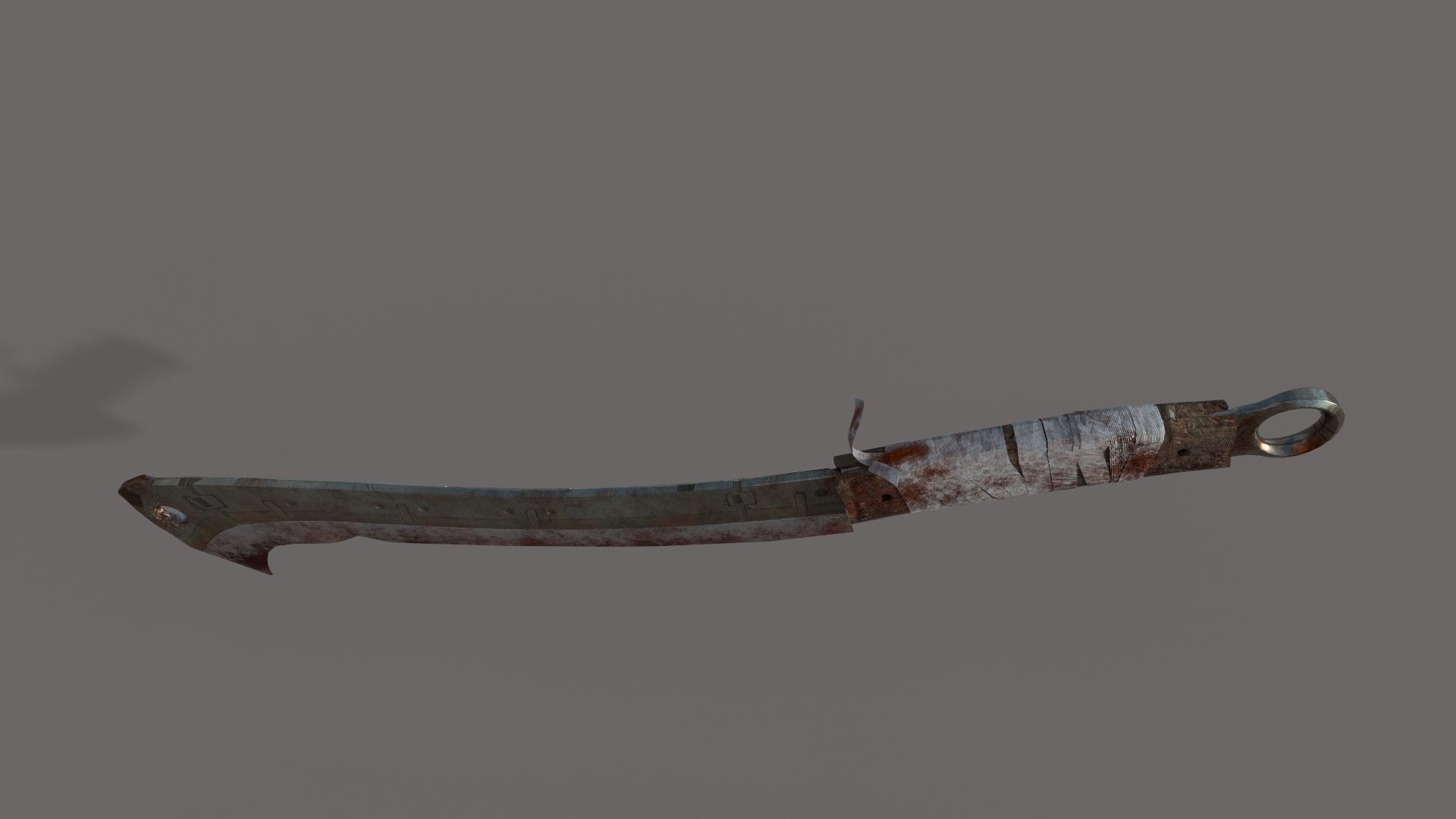 Zombie Cutter Weapon Low-poly 3D model_7