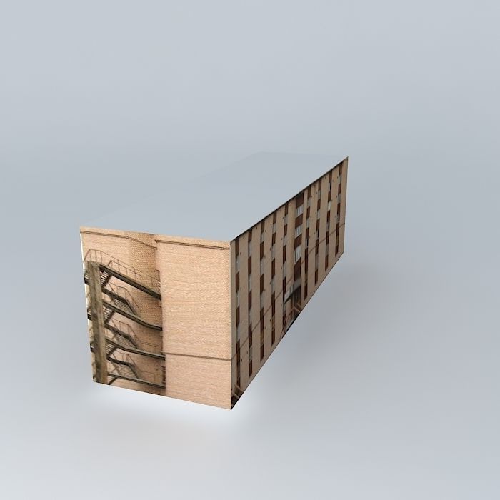 Pyramids Hotel Free 3D model_1