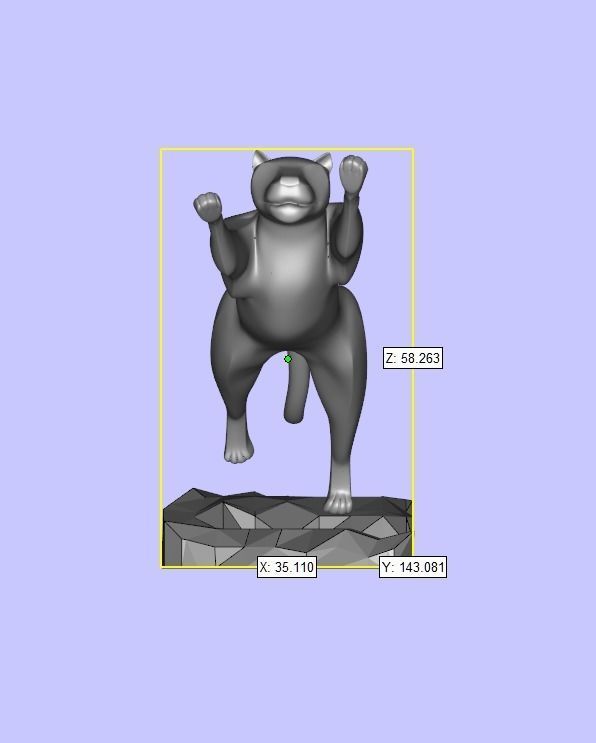 Black panther jumping 3D print model_6