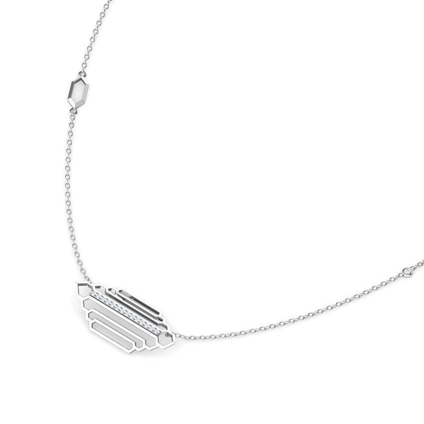 Regal Stepped Necklace 3D print model_2