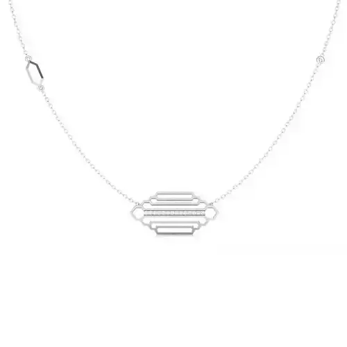 Regal Stepped Necklace 3D print model