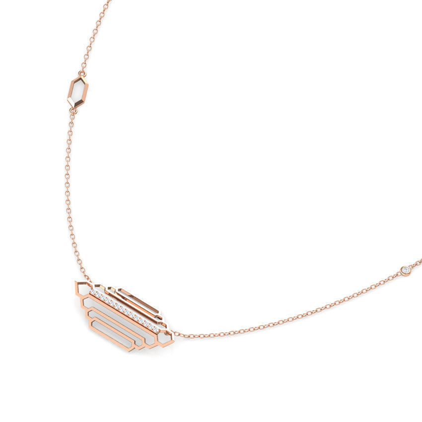 Regal Stepped Necklace 3D print model_3