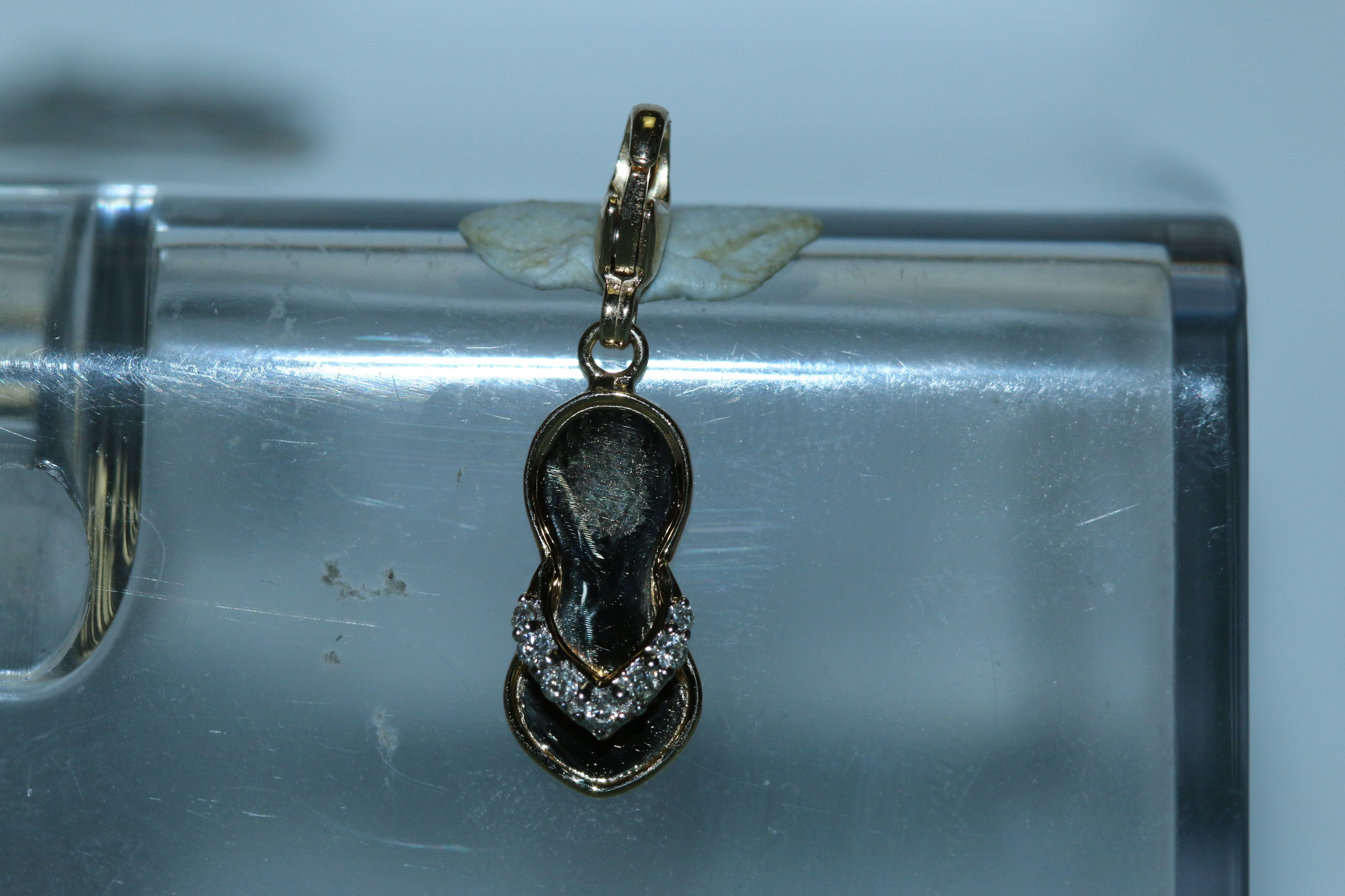 Slipper Charm Earring  3D print model_18