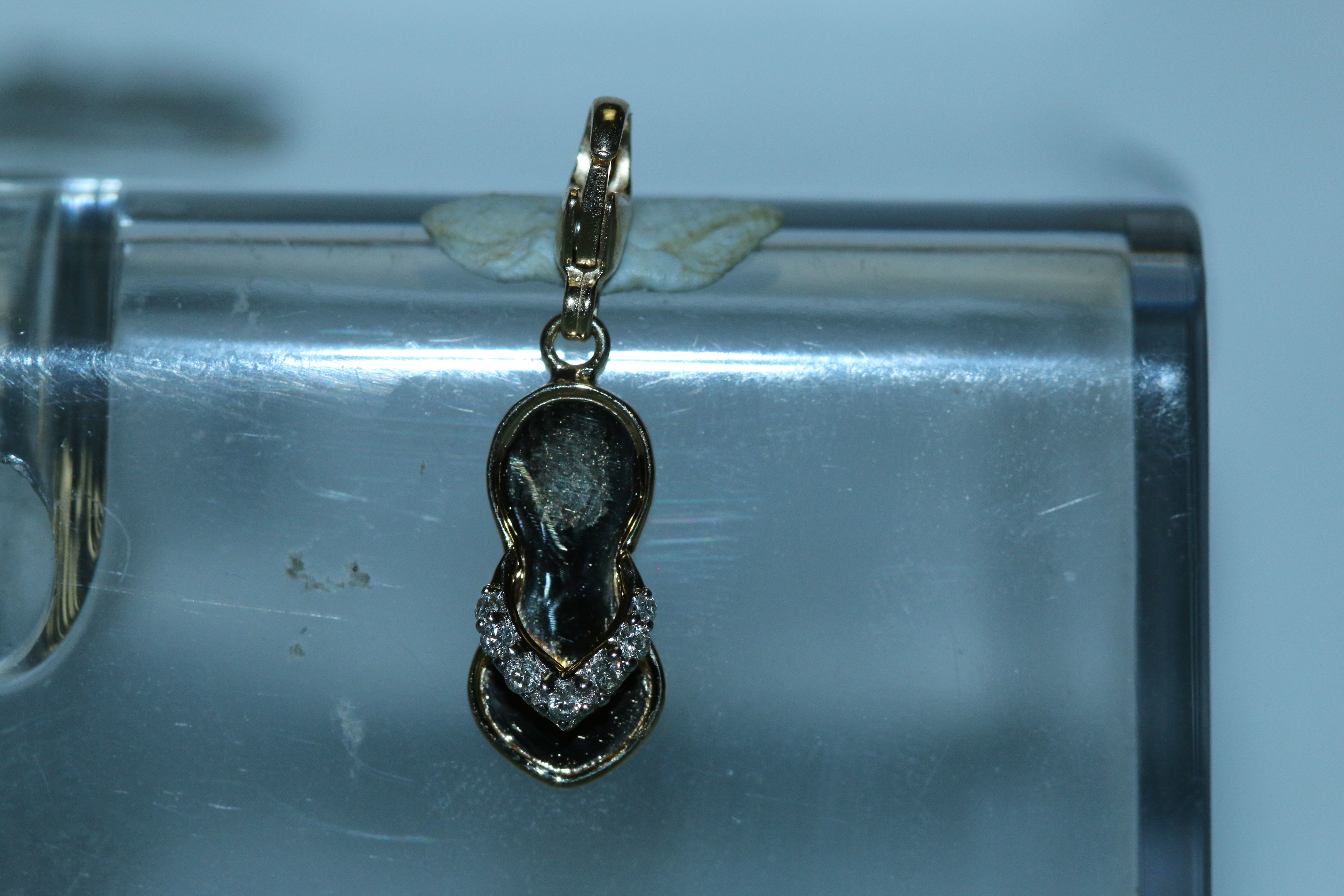 Slipper Charm Earring  3D print model_17