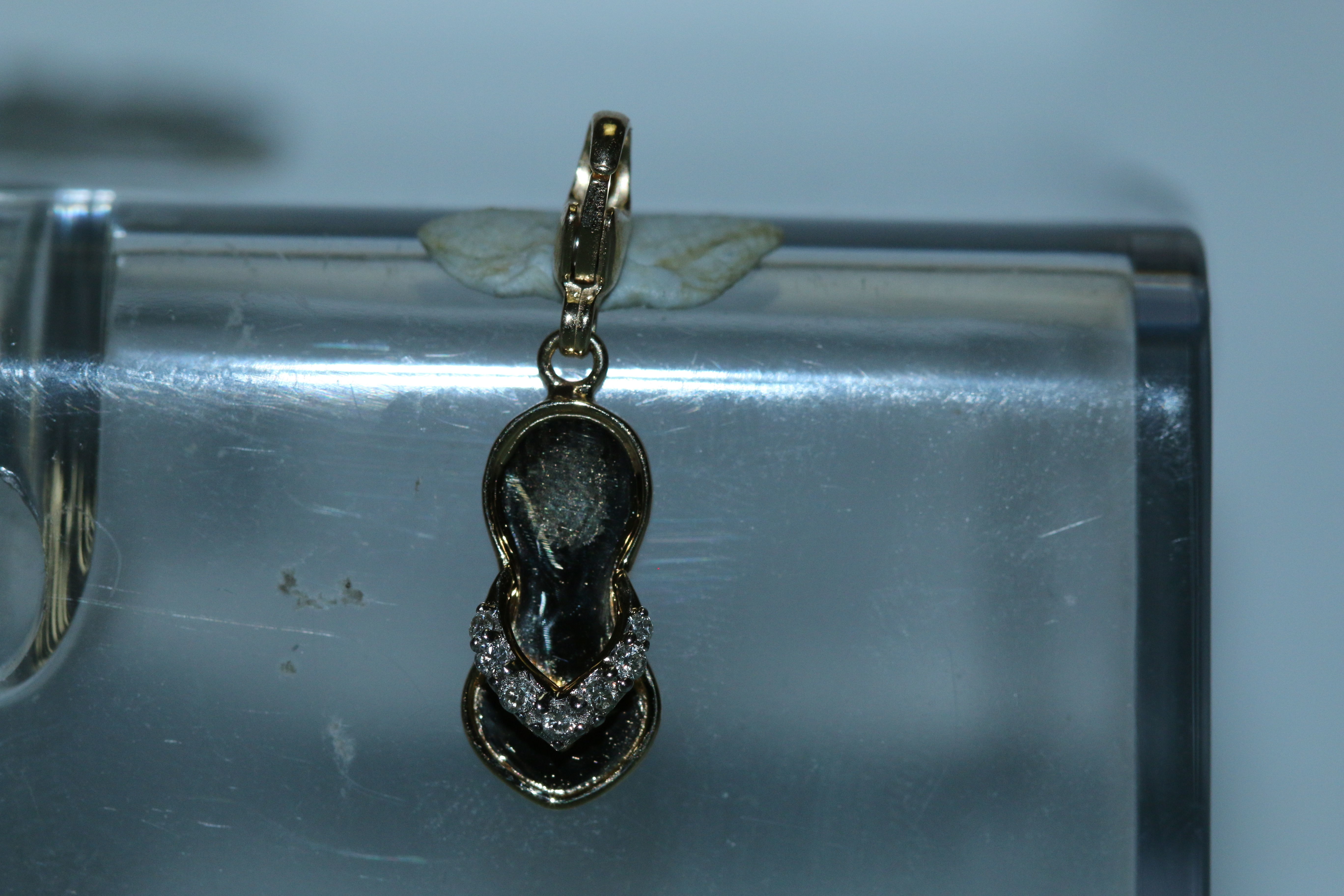 Slipper Charm Earring  3D print model_19