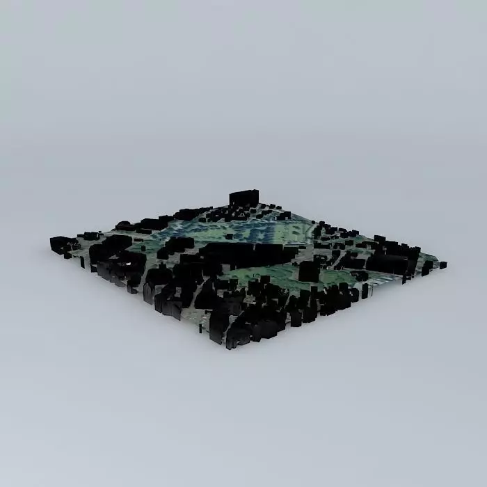 Tønsberg - landscapes and buildings Free 3D model