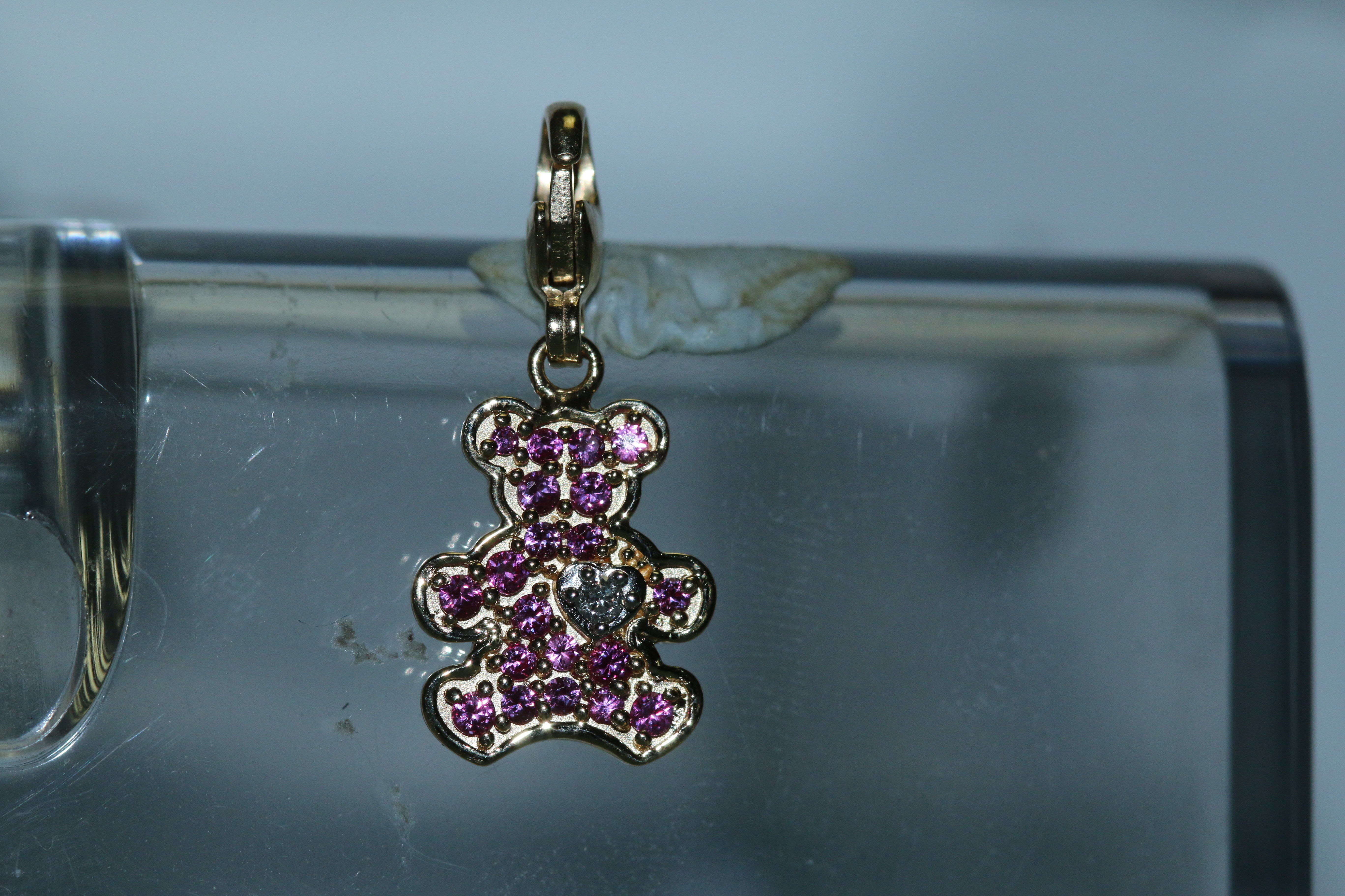 Teddy Bear Earring  3D print model_18