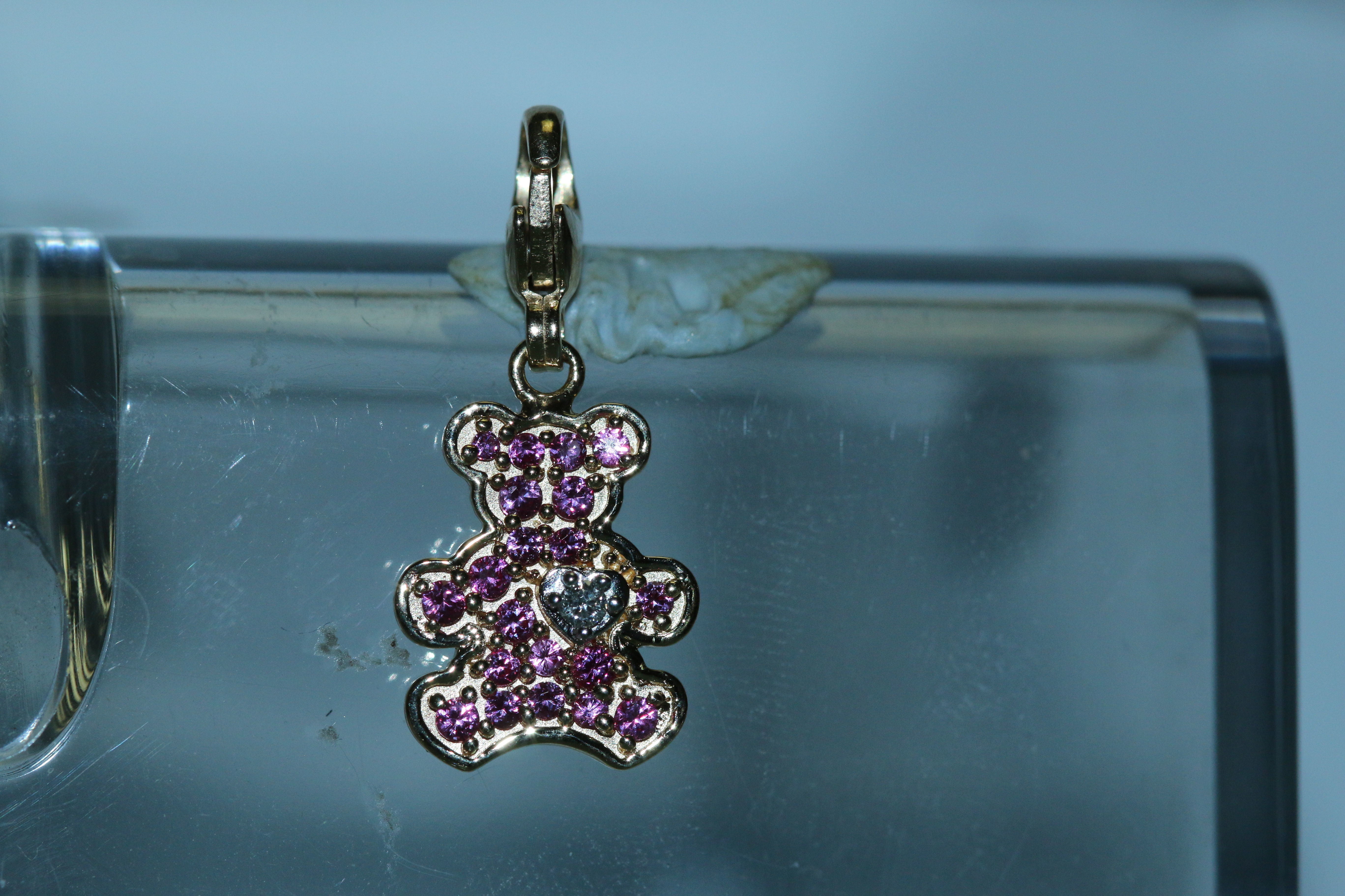 Teddy Bear Earring  3D print model_17