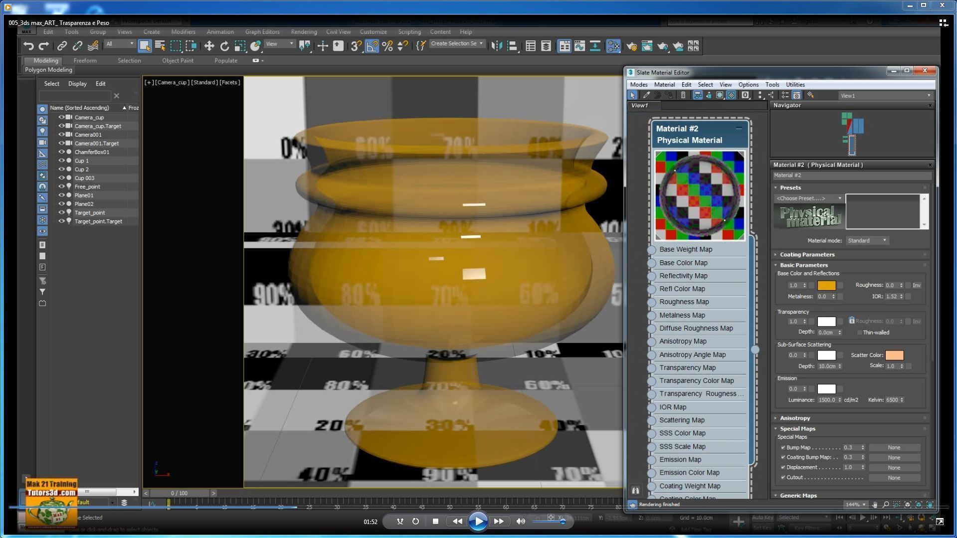 3ds max 2017 Physical Material Art Rendering vol 61 MP4 3D model_3