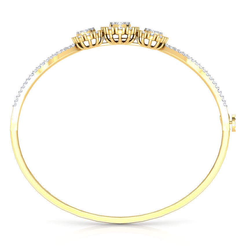 Trio Clump Bracelet  3D print model_3