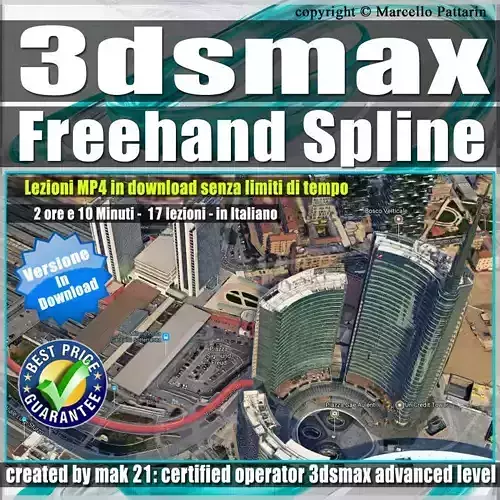  3ds max Freehand Spline Tutorial MP4