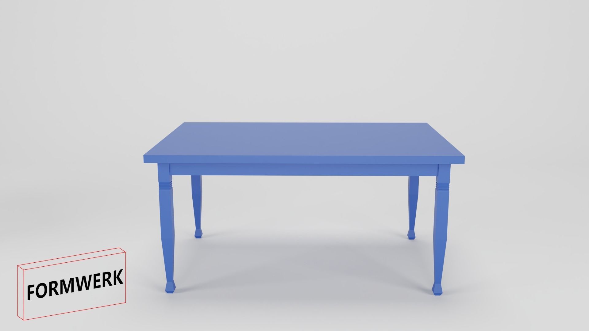 3D Model historic low Poly Table 01 Low-poly 3D model_6