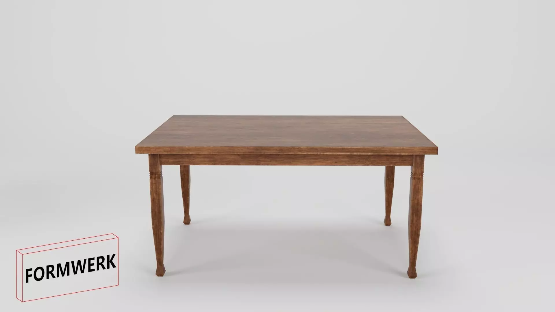 3D Model historic low Poly Table 01 Low-poly 3D model_0