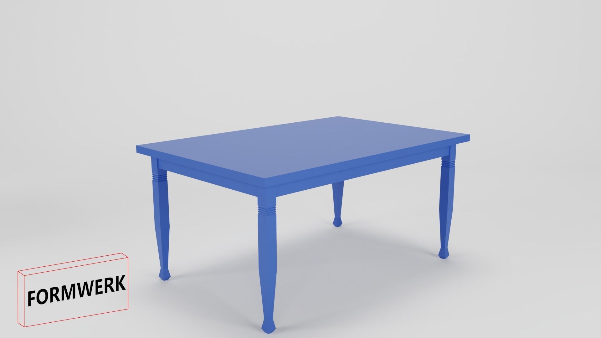 3D Model historic low Poly Table 01 Low-poly 3D model_8