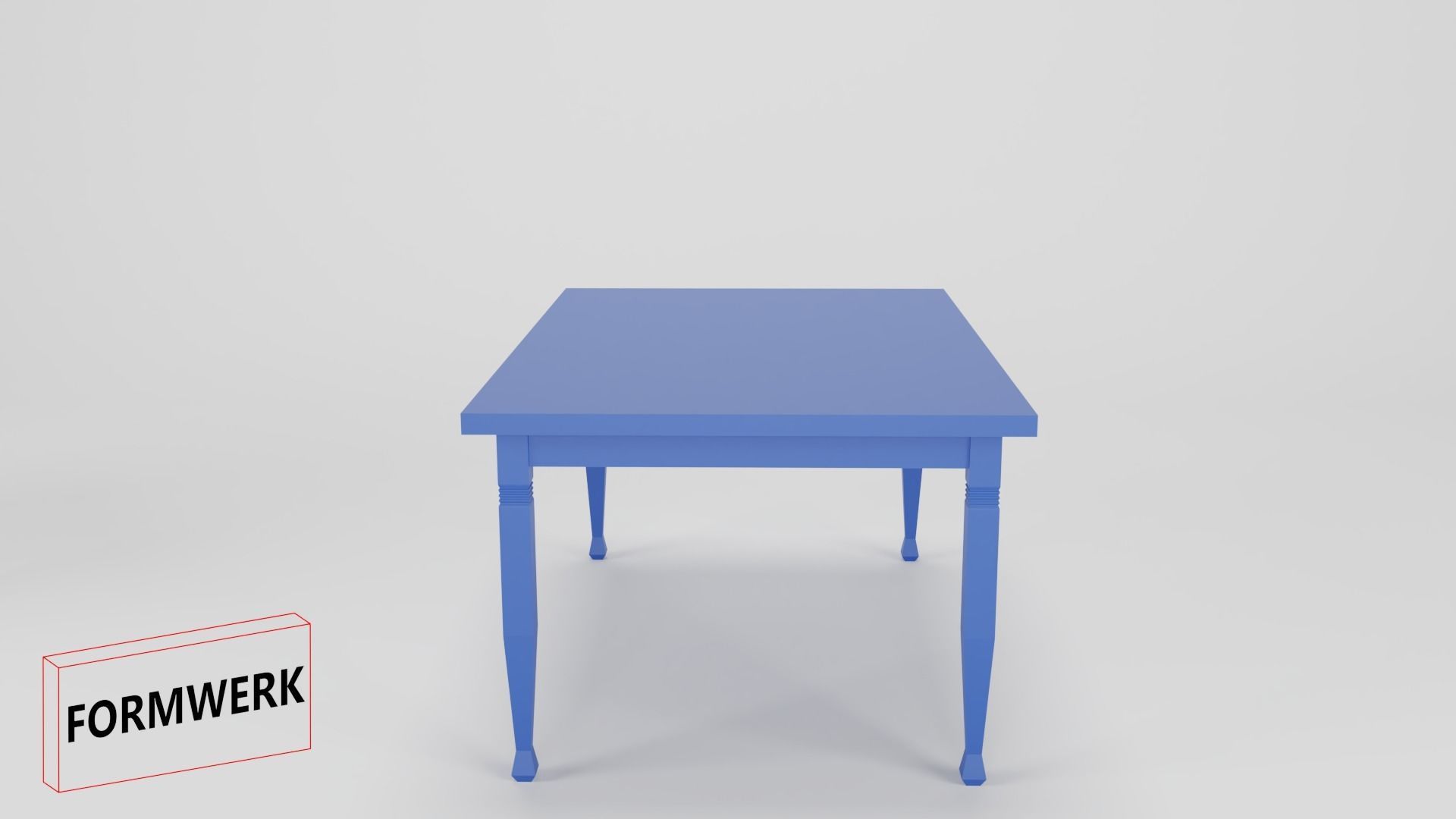 3D Model historic low Poly Table 01 Low-poly 3D model_7