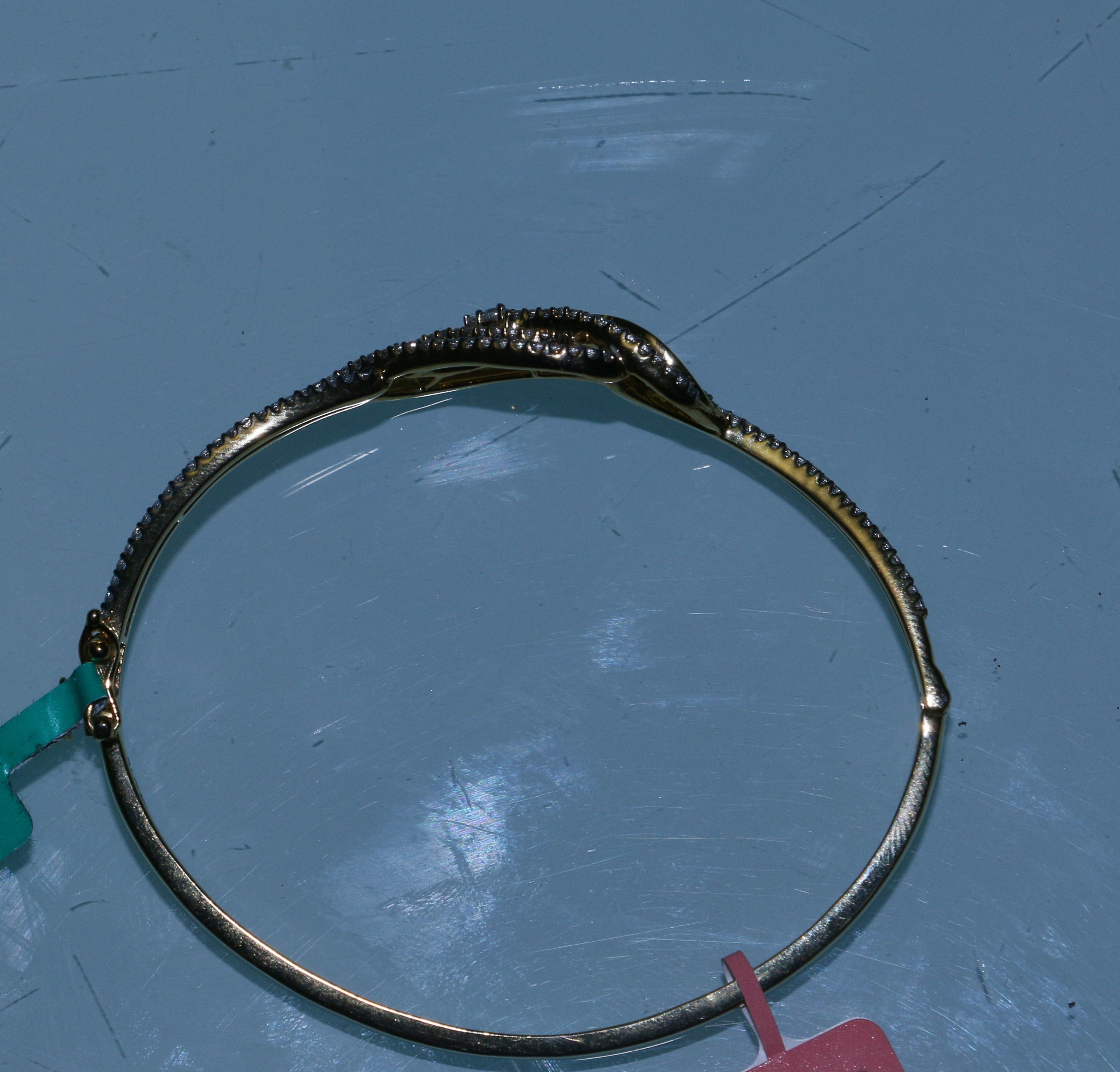 Twine Leaf Bracelet  3D print model_13