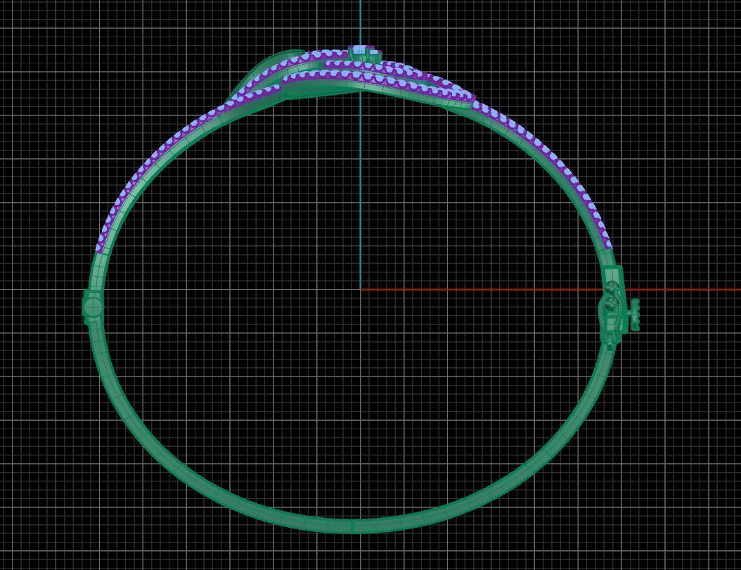 Twine Leaf Bracelet  3D print model_9