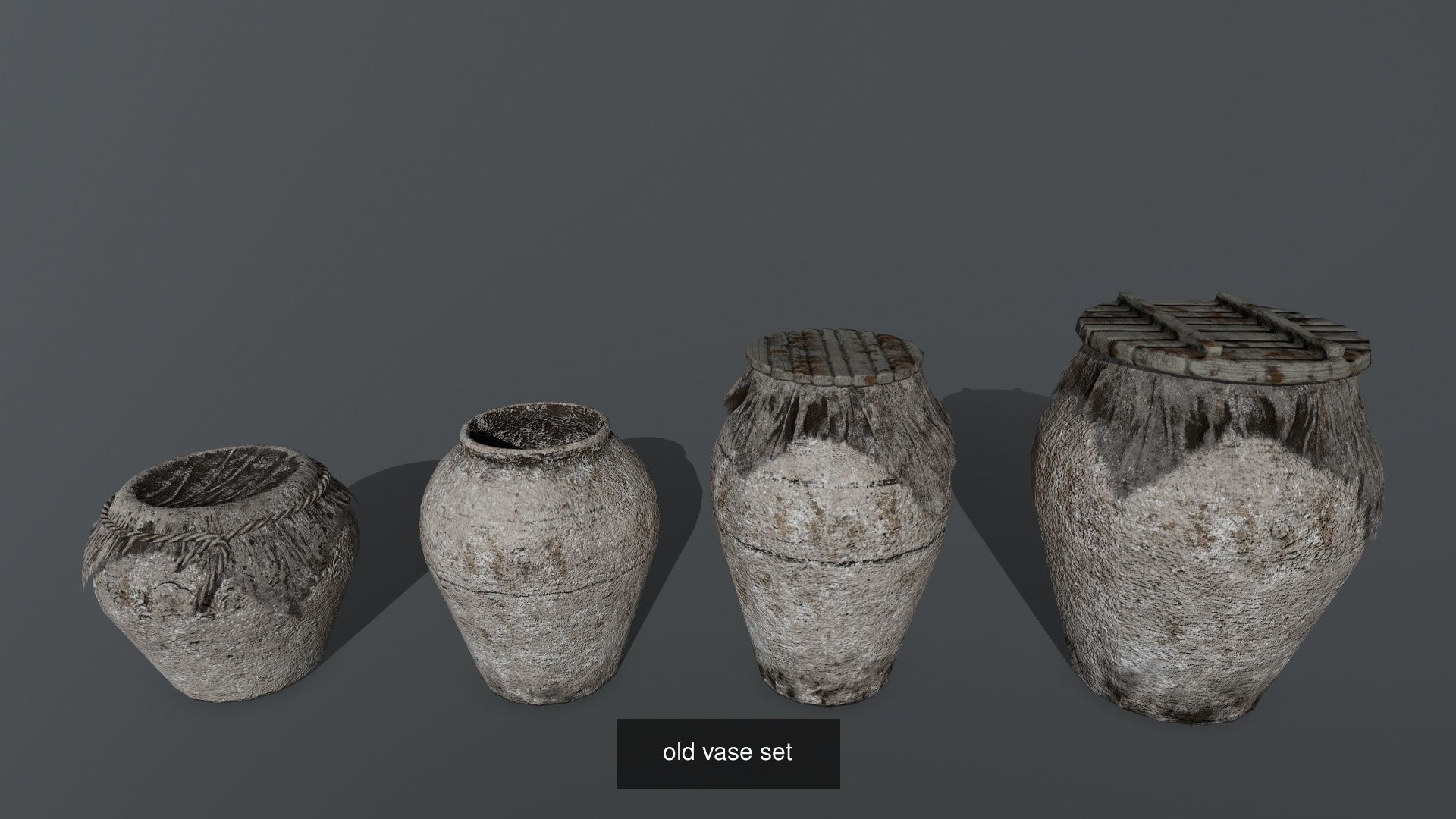 ruin set 01 3D Model Collection_4