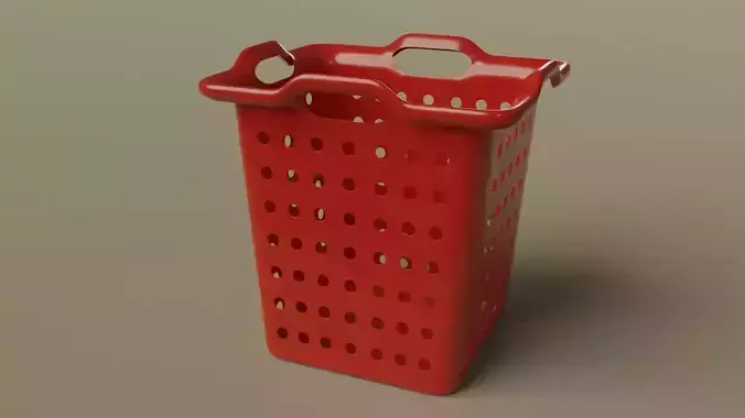 Basket with holes