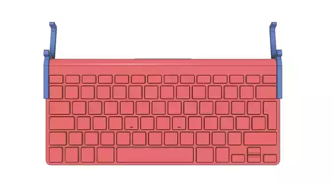 APPLE WIRELESS KEYBOARD TO APPLE CINEMA DISPLAY HOOK 3D print model