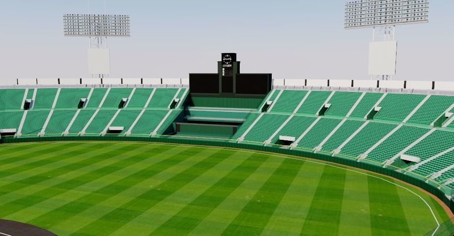 Koshien Stadium - Japan 3D model_7