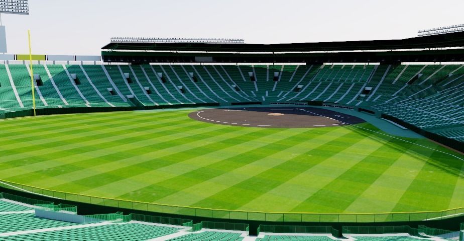 Koshien Stadium - Japan 3D model_2