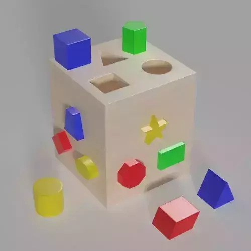 Shape Sorting Cube 3D model