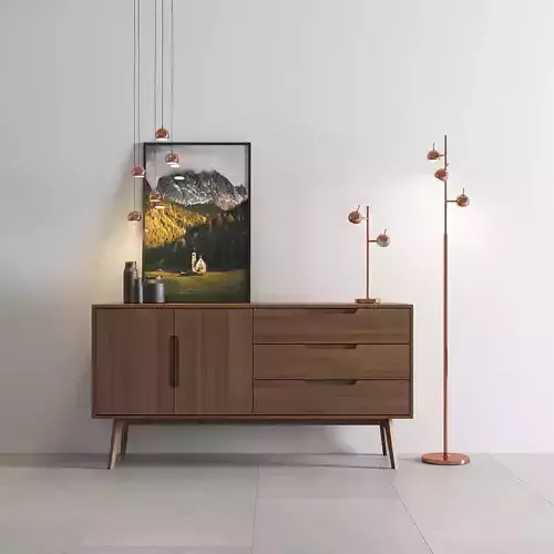 Austin Floor Lamp 3D model