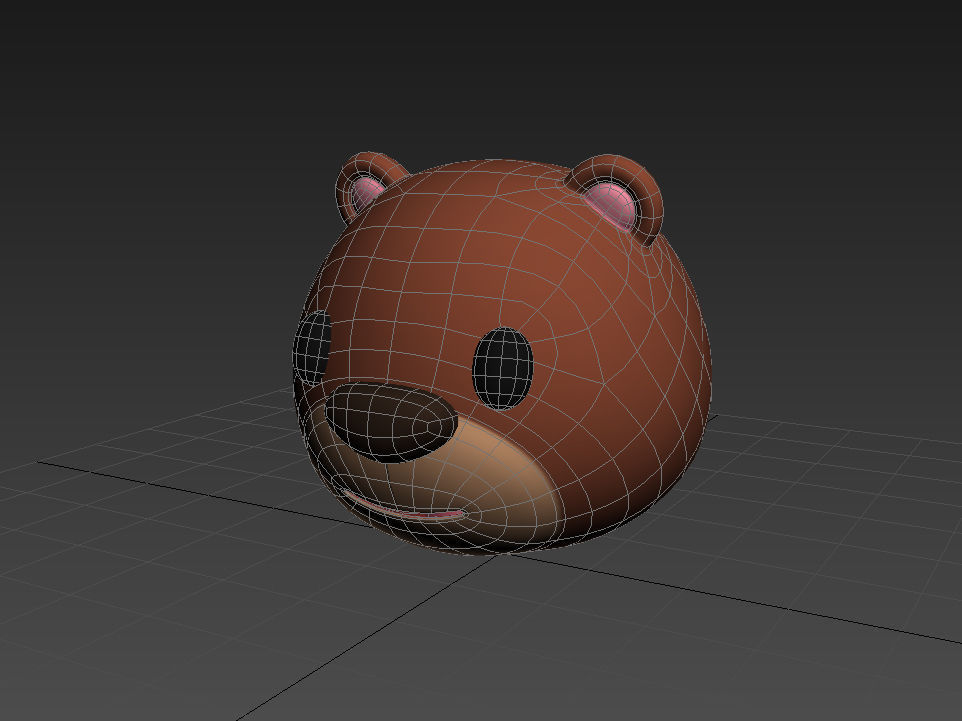 Bear Head 3D model_9