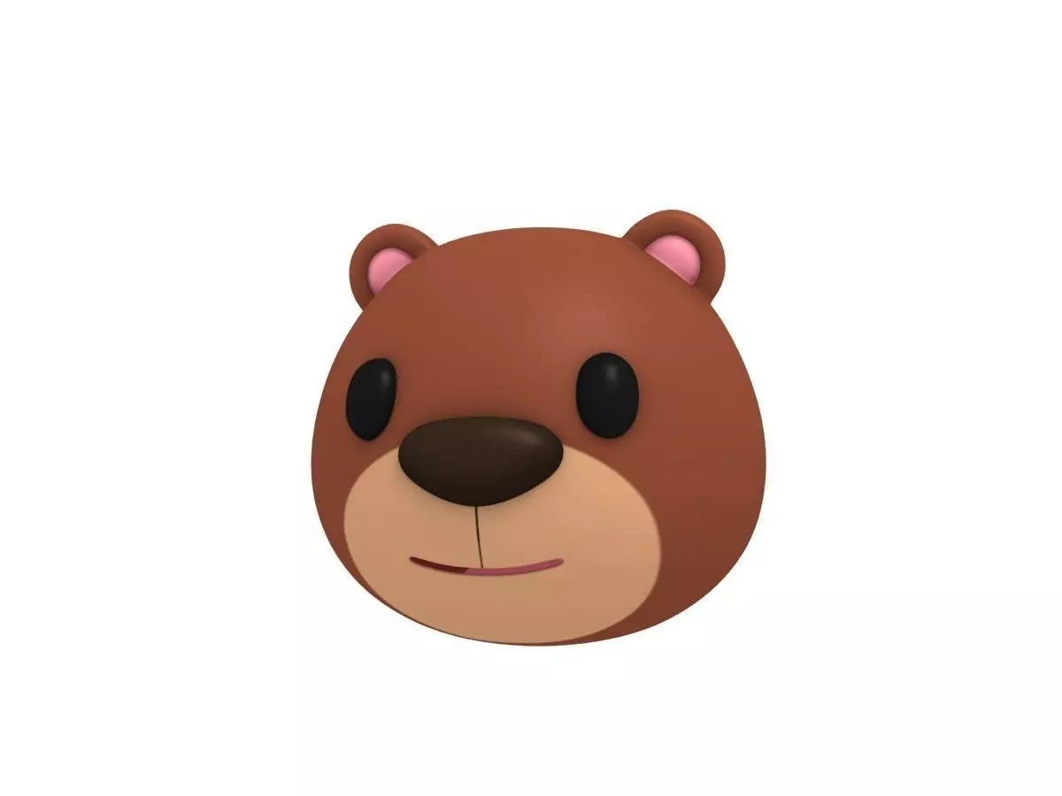 Bear Head 3D model_0