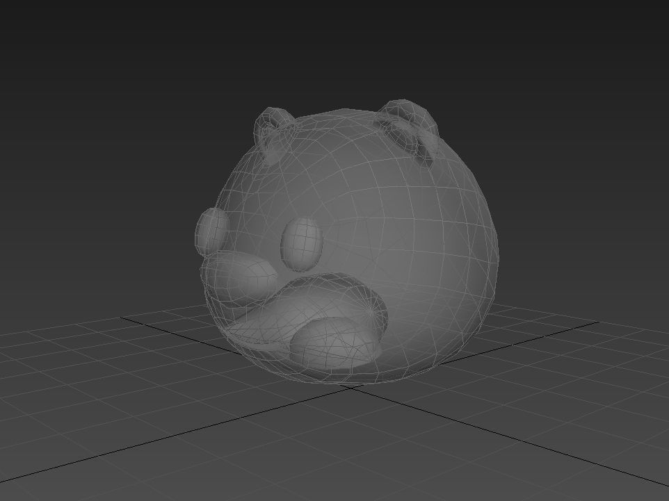 Bear Head 3D model_11
