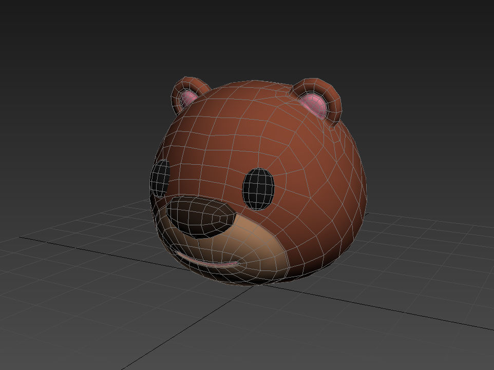 Bear Head 3D model_10