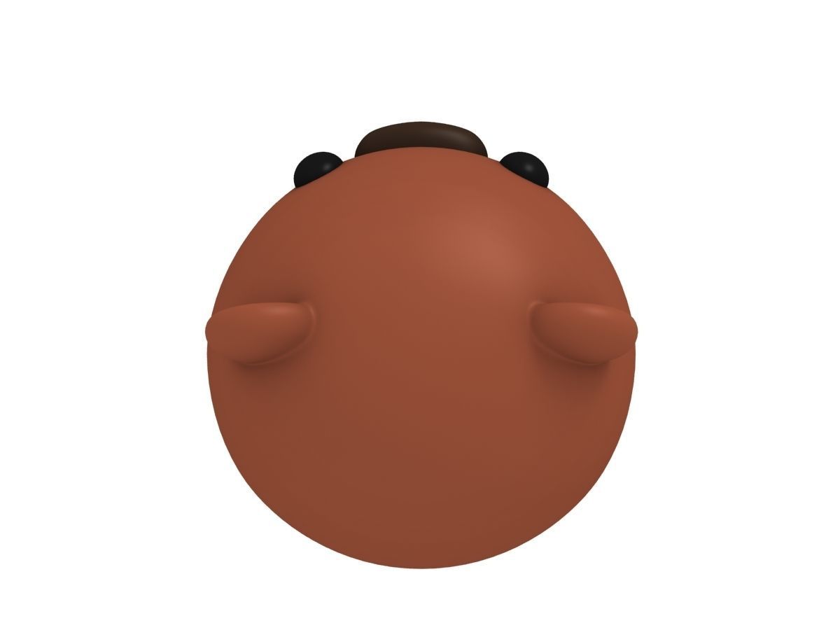 Bear Head 3D model_5