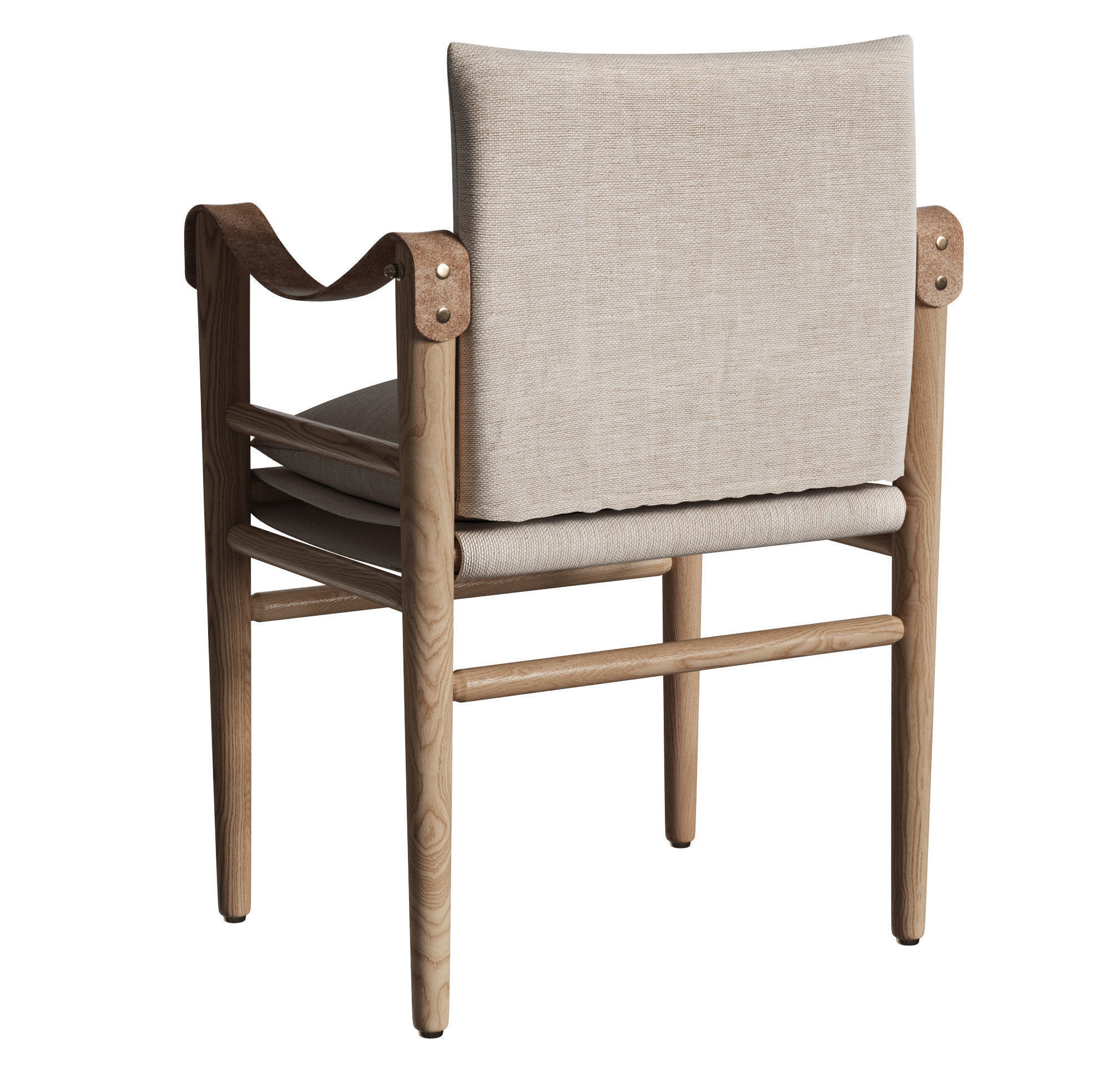 Montauk dining chair 3D model_5