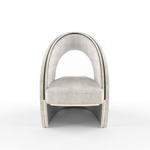 chair modern 3D model 2