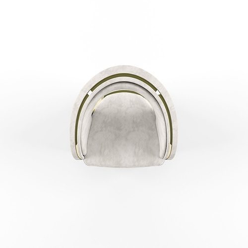 chair modern 3D model 7